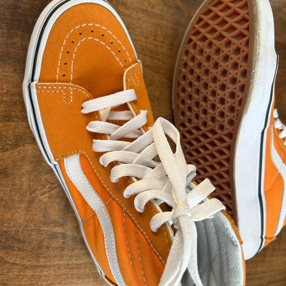 Vans Sk8-Hi - Kids 4.5 - Desert Sun - Orange Hi tops - Picture 9 of 15